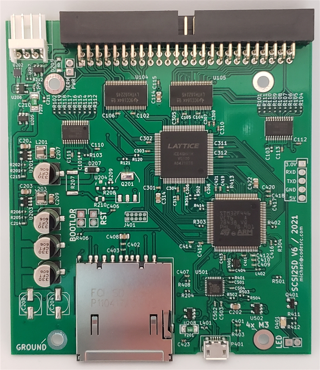 The SCSI2SD Rev 6.0